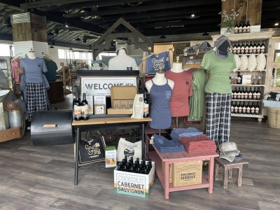 apparel and wine for sale