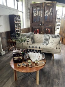 sitting area in shop